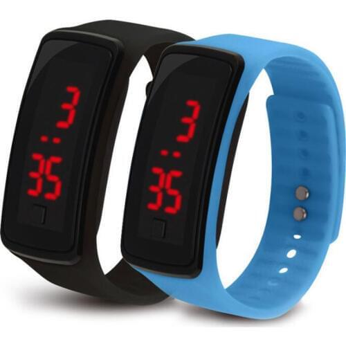 Men Women LED Hand Watch Second Generation Silicone Electronic Watch Children Boy And Girl Students Sports Silicone Electronic