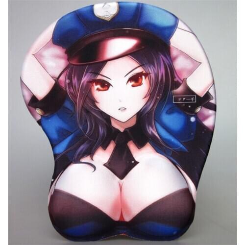 Cartoon Cute Sexy Girl Hips Soft Silicon 3D Mouse Pad Anime Ergonomic Mouse Pad Gaming MousePad With Wrist Rest Mouse mat