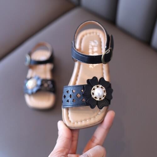 New Childrens Sandals Girls Beach Shoes 2-7 Years Old Children Non-slip Soft Bottom 2021 Cute Summer Sandals E672