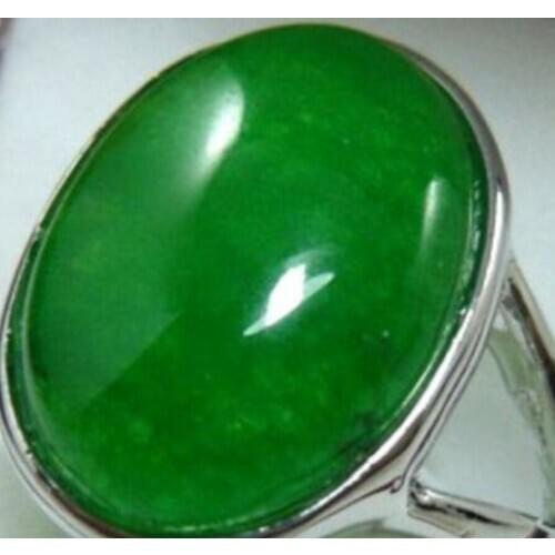 Free shipping Stunning green natural bead ring(#6,7,8)