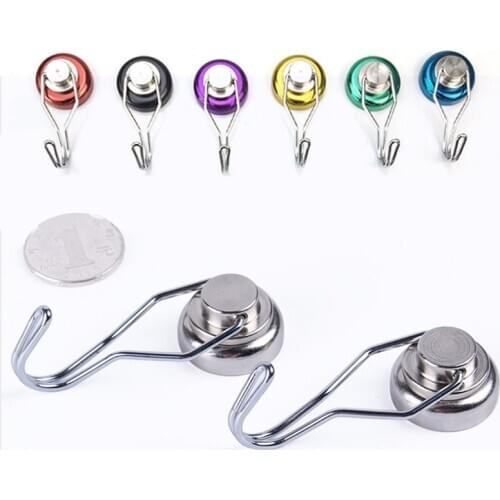 Swivel Swing Powerful Magnetic Hooks Strong Heavy Duty Magnet Hooks for Refrigerator Bags Wall