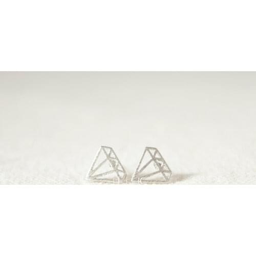 Jisensp Fashion Earrings Flat Women Jewelry Shaped Stud Earrings Charming Simple Cute earing diy bijoux femme 10pairs-E028