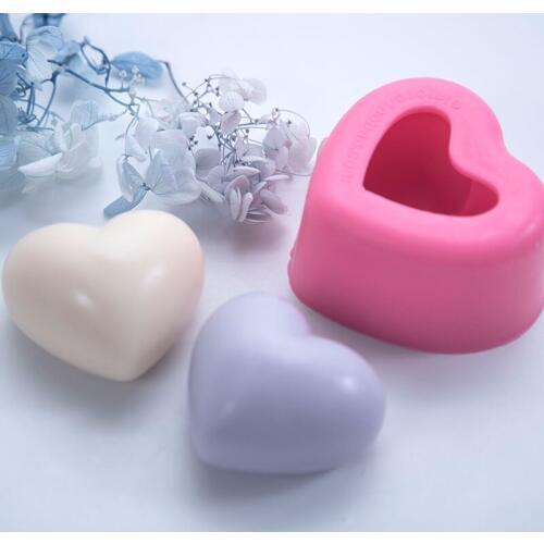 Love Heart Silicone Soap Mold Wedding Party Gifts Handmade Soap Molds DIY Craft Mould for Wedding Deco