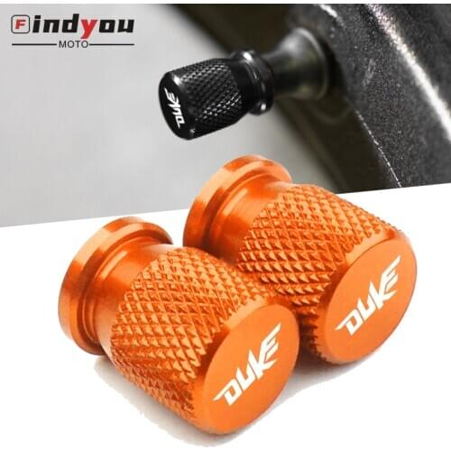 Motorcycle Aluminum Wheel Tire Valve Stem caps Cover orange Fit For KTM DUKE 125 200 250 RC 390 RC390 690 790 990 2011-2020
