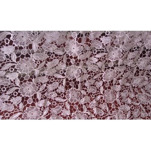 High quality water soluble fashion embroidery lace fabric,night dress and formal dress perfect fabric,XERY13899