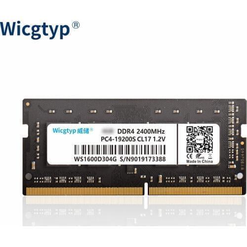 Wicgtyp DDR4 8GB RAM PC NOTEBOOK MEMORY 2400Mhz 260pin High performance Speed 1.2V FREESHIPPING DDR4-NB-8G