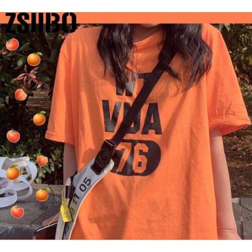 Women T-shirts Casual Harajuku letter Printed Tops Tee Summer Female T shirt Short Sleeve For Women Clothing top vintage tee