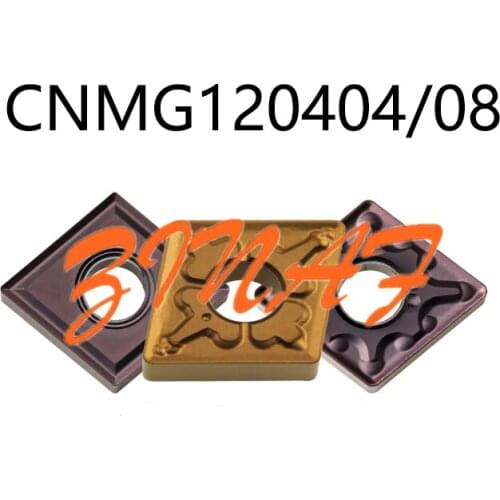 10pcs CNMG120404 CNMG120408 Carbide Insert for MCLNR External Turning Tool CNMG12 Aluminium Blade Stainless Steel Cutter CNC Lat