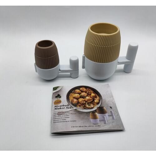 2Pcs Meatball Maker Plastic Creative Stuffed Sandwich Mould DIY Meatball Fishball Maker Cooking Tools Kitchen Gadgets New