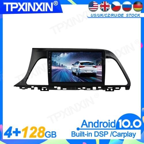 4+128GB Android10.0 For Hyundai SONATA 2015 2016 2017 PX6 DSP Car Multimedia Stereo Player DVD Radio GPS Navigation Head Unit