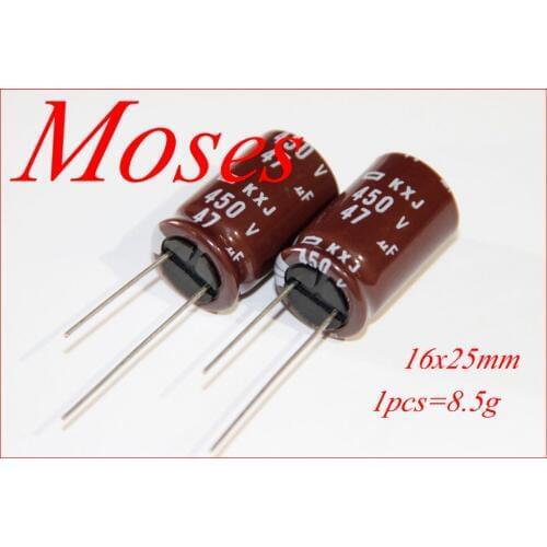 450v 47uf 100% Original new NCC KXJ series Electrolytic Capacitor Radial 16x25mm (100pcs)
