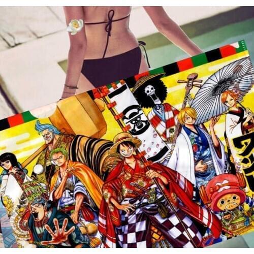 ONE PIECE Beach Towel Summer Towels Bathroom Bath Towel Luffy Chopper Microfiber Beach Towel Christmas Gift Quick Dry Under 10