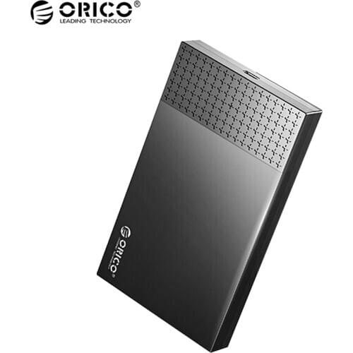 ORICO 2526C3 USB 3.1 Type-C Hard Drive Disk Case 2.5 inch SATA HDD SSD Mobile Enclosure Box for Laptop Notebook PC