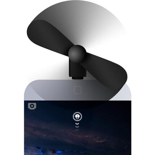 Creative Mini Portable Micro USB Fan 5v 1w Mobile Phone USB Gadget Fans Tester For Type-C Type C USB-C 500pcs/lot