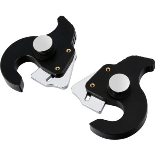 Motorcycle Black Luggage Rack Latch For Harley Touring Road King Electra Street Glide Fat Boy 883 1200