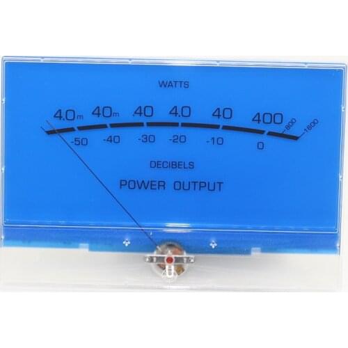 P-200 Blue Lake VU Meter DB Level Header Audio Preamp Power Amplifier Chassis Backlight