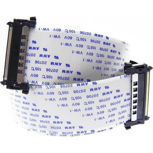 Flat FFC Cable AWM 20706 105C 60V High Temperature Material Both End FI-RE51 Connector Cable Length 1 Meter Electromagnetic Film