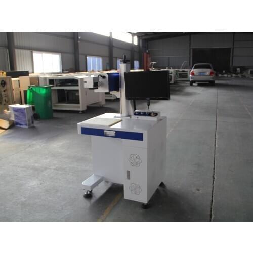 ROBOTEC direct 20W Raycus fiber laser metal marking machine engraving machine for aluminum gold, silver and copper engraving