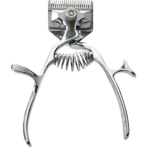 Old Fashion Manual Clipper Haircut Hand Push Low Noise Non-Electric Hair Cutter