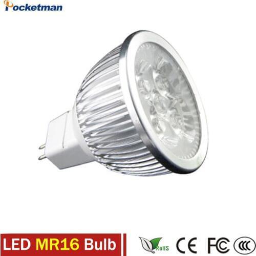 Super Bright MR16 LED Spotlight 3W 4W 5W 12V Led Lamp No Flicker Chandelier Light Bulb Aluminum Energy Saving Home Lighitng