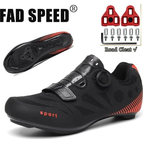 Ultralight Single Buttons Cycling Shoes MTB Luminous Road Bike Shoes Self-Locking Bicycle Cleat Shoes Professional Sneakers Men