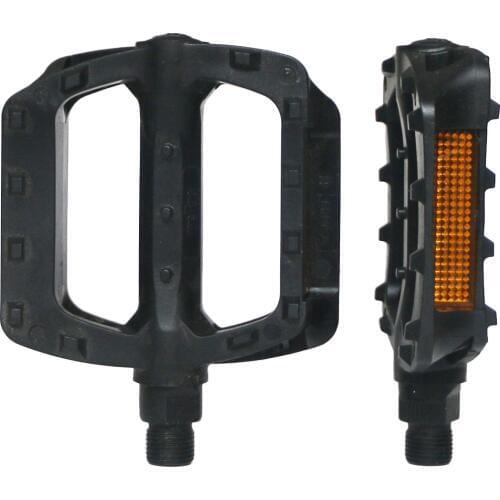 Bicycle Pedal with Reflector Flat Road Bike Pedal MTB Mountain Bicycle Parts