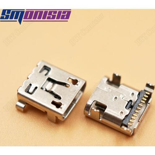 Smonisia 100pcs High Quality Micro USB Connector Charging Port for LG G2 D802/D803 F320 Micro USB Socket