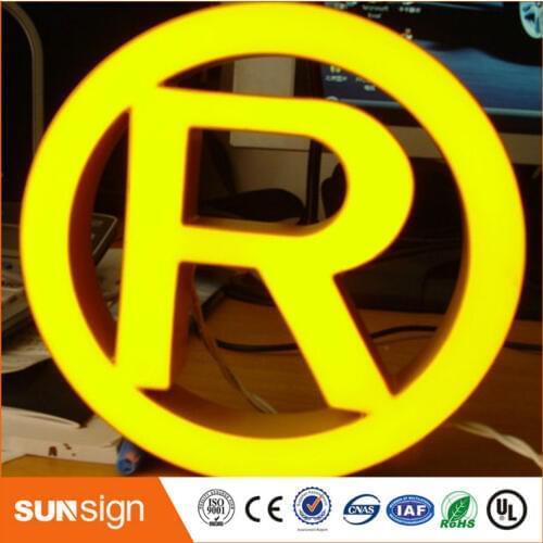 High bright epoxy resin led channel letter sign for advertisement