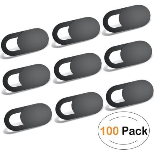 100Pcs/lot WebCam Cover Shutter Magnet Slider Plastic For Laptop Camera Web PC Tablet Smartphone Universal Privacy Sticker