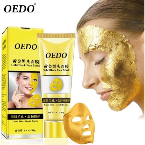 24K Gloden Remove Blackhead Shrink Pores Acne Treatments Collagen Peel Off Mask Lifting Firming Skin Peel Mask Skin Care TSLM1
