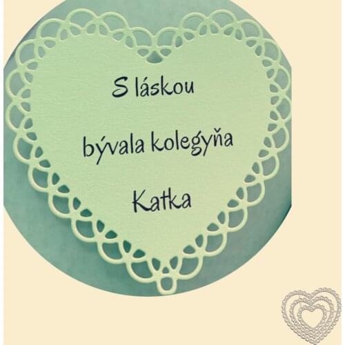 3Pcs Hearts Metal Cutting Dies for Craft Dies Stencil Templates Scrapbooking Embossing Knife Mould Blade Punch Card Dies Cut