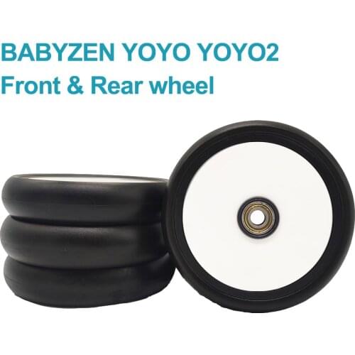 1:1 New Baby Stroller Accessories Front wheel and Rear Wheels fit Babyzenes Yoyo Yoya YuYu Vovo Aiqi Kidd Pram