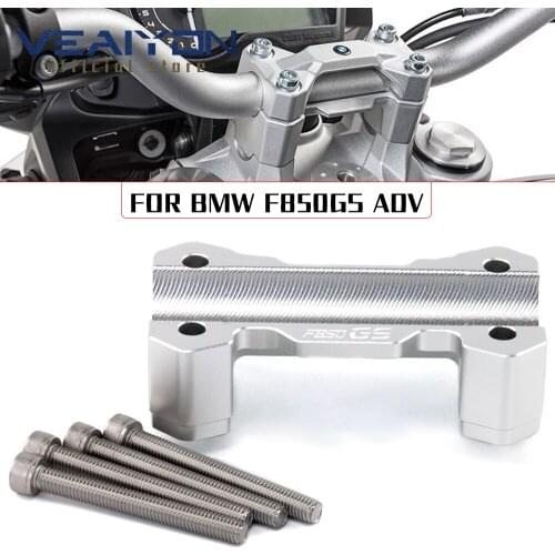 F850GS Motorcycle CNC Aluminum 22MM Handlebar Handle Risers Top Cover Clamp Accessories For BMW F850 GS F 850GS F900XR F 900XR