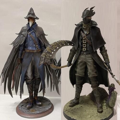 Bloodborne Hunter Figure Bloodborne Eileen The Crow Action Figures Resin Model Kit Model Toy 30cm 12inch