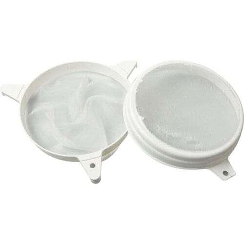 Beehive Tool Nylon Double Layer Sieve Honey Strainer Honey Extractor Filter Beekeeping Honey Fitter for Honey Flow Fitter