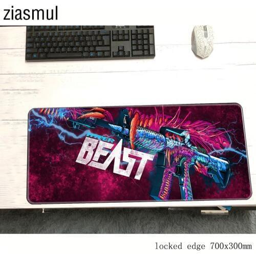 Cs go mouse pad 700x300x3mm pad to mouse notbook computer mousepad locked edge gaming padmouse gamer to laptop mouse mat