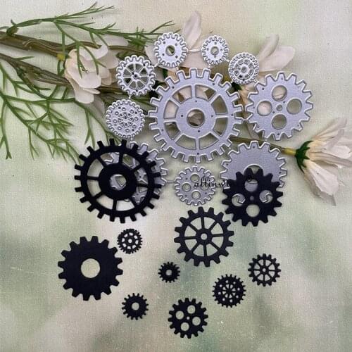 Gear series Metal Cutting Dies for DIY Scrapbooking Album Paper Cards Decorative Crafts Embossing Die Cuts