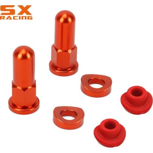 Motorcycle CNC Aluminum 2 * Rim Locks Cover And 2 * Washers Bolt For KTM EXC SX XC YZ YZF KX KLX WR RMZ DRZ KX KLX KXF Dirt Bike