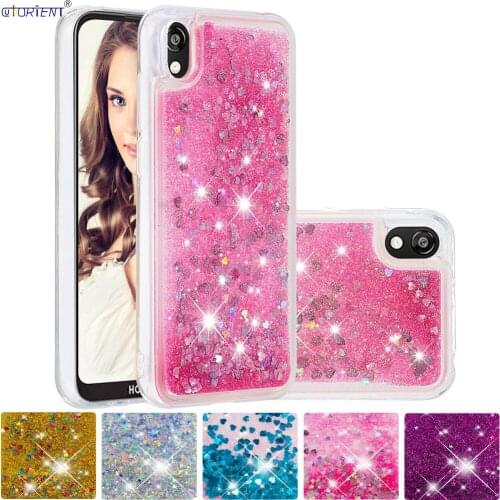 For Huawei Y5 2019 Soft Silicone Fitted Case for Huawei Honor 8S 8 S Glitter Dynamic Liquid Cover KSE-LX9 AMN-LX9 KSE AMN LX9