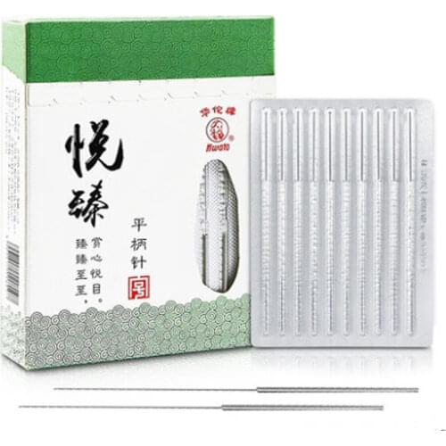 New 100pcs/box 0.18 0.30 0.35 0.25mm High Quality Disposable Sterile Acupuncture Needles ZhenJiu Needle For Single Use