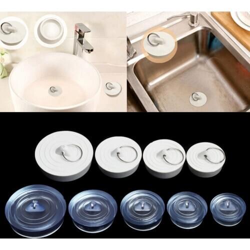 Durable Kitchen Bath Floor Drain Plug Sink Bathtub Drainage Stopper Laundry Leakage-proof Plug Bathroom Home Daily Supplies