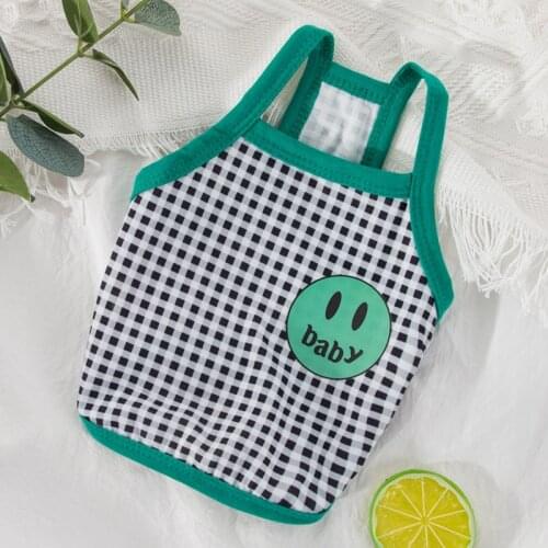 Dog Vest Clothes Spring Summer Pets Outfits Cooling Clothes for Small Dogs Pet T shirt Soft Puppy Dogs Clothes Shirts 109