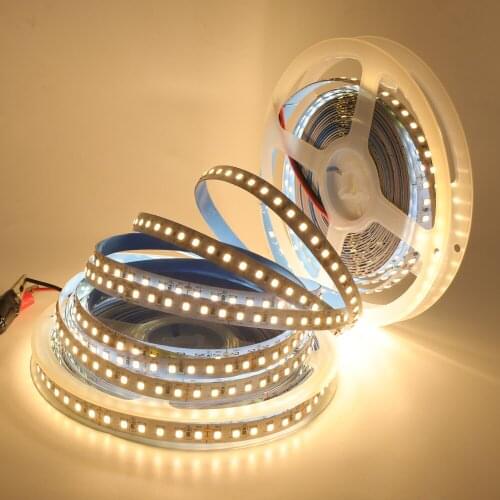 5m 10m 15m 20m DC 24V LED Strip Light SMD 2835 120Leds/m Flexible Light led Ribbon Diode Tape White/Warm White/Natural White