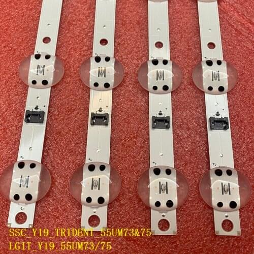 LED bar(4) For LG 55UM7300AUE 55UM7660 55UM7450 55UM7400 55UM7300 55UM7650 55UM7470 55UM7520 55UM7650PSB 55UM7470PSA 55UM7520PSB