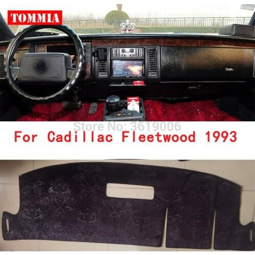 TOMMIA For Cadillac fleetwood 1993 Interior Dashboard Cover Light Avoid Pad Photophobism Mat Sticker