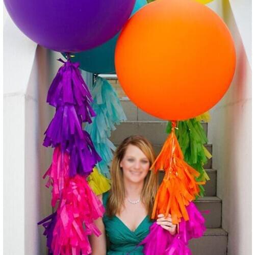 36inch big orange balloons custom wedding party retro balloon macarone matte inflatable helium baloon arch decoration kids toys