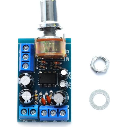 High Quality TDA2822M Mini 2.0 Channel 1W×2 Stereo Audio Power Amplifier Board DC 5V 12V CAR