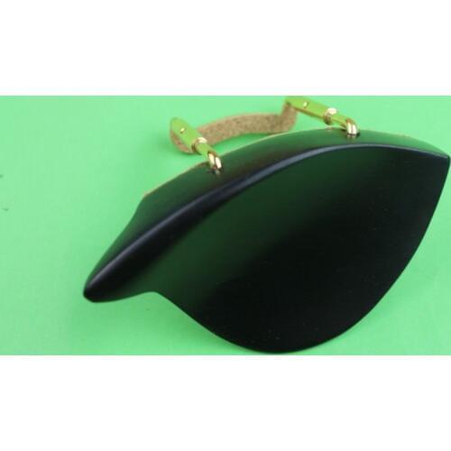 1 pc Natural Ebony 4/4 Violin Chin rest + Silver Screw, violin parts accessories