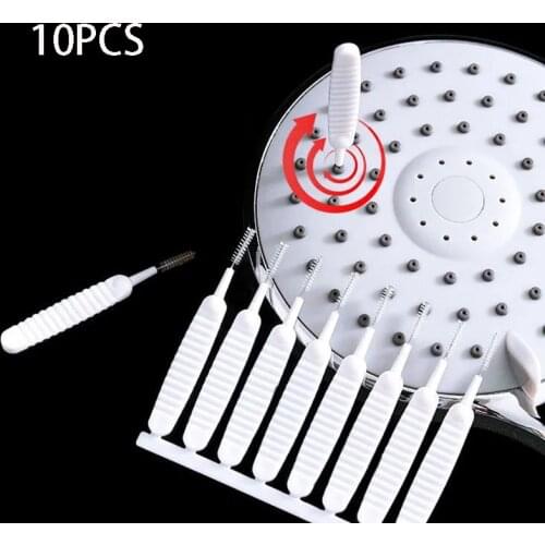 10pcs/set Anti-clogging Small Brush Pore Gap Cleaning Brush Shower Head Cleaning Cell Phone Hole Cleaning Accessories