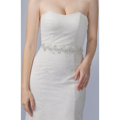 100% Handmade Luxury Wedding Belt Rhinestone Belt Diamond Dress Belt Crystal Belt Silver Diamond Belt For Women Waist Belt